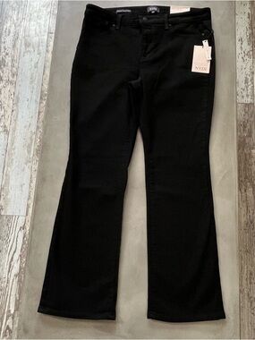 NYDJ Black Barbara Bootcut Jeans Size 14P NWT